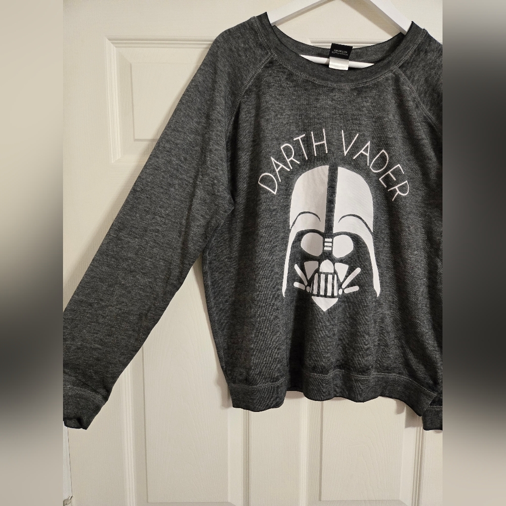 Star Wars Darth Vader grey lightweight sweatshirt size XL